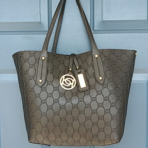 BEBE BLACK (LARGE) TOTE BLACK COMPANION PURSE (2) - Picture 8 of 8